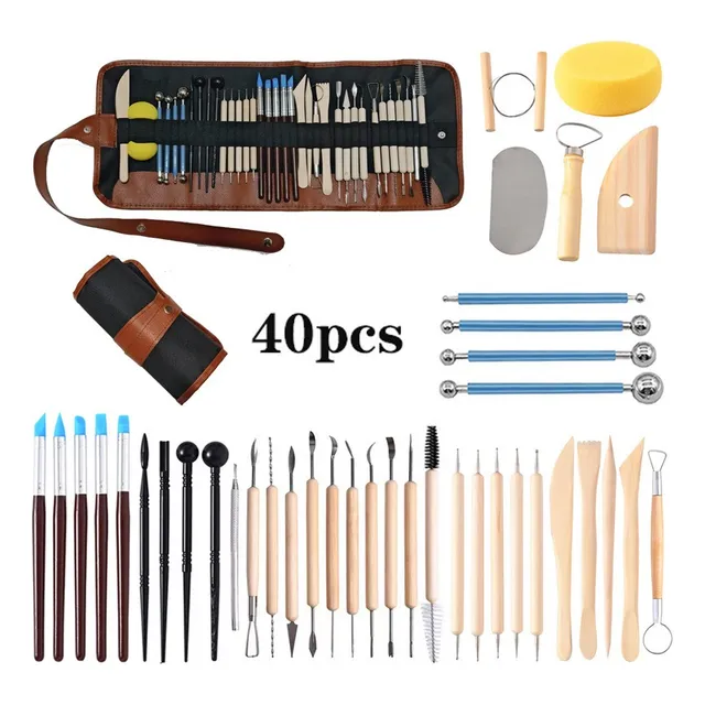 Herramientas Para Modelar De Arcilla Y Cerámica 40pcs, Diy