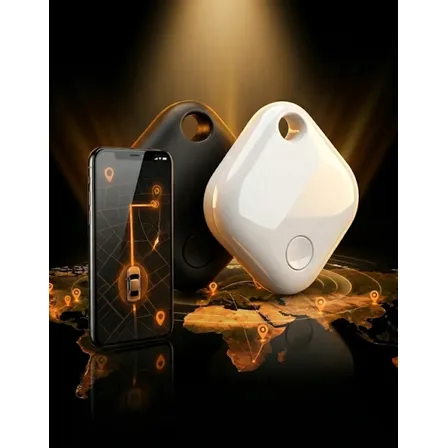 Mini Rastreador Veicular Moto Carro Gps Compatível Com Ios Preto/branco Brasil