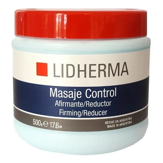 Crema Reductora Para Cuerpo Lidherma Corporal Masaje Control En Pote De 500ml/500g