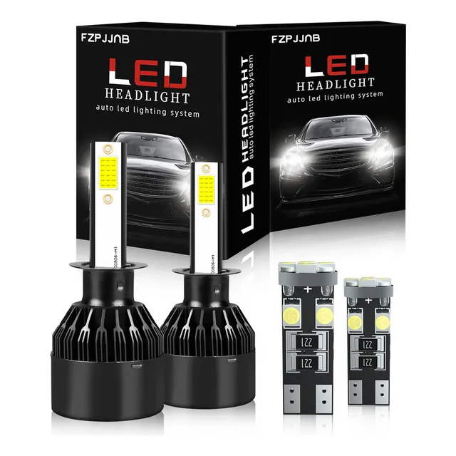 A Bombillas Led Para Faros Delanteros H1 De Fiat 500