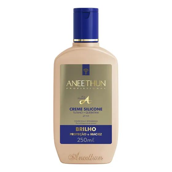 Creme de Silicone Brilho Linha a 250 Ml Aneethun