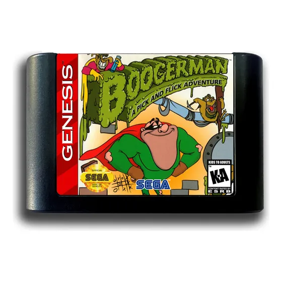 Cartucho De Megadrive Novo Boogerman