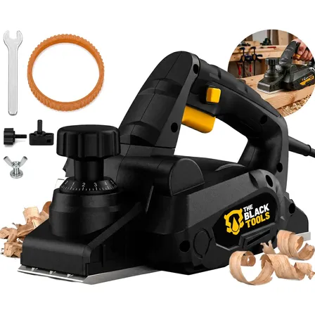 Plaina Elétrica Manual Para Madeira Bfp780 The Black Tools 780w 16500rpm