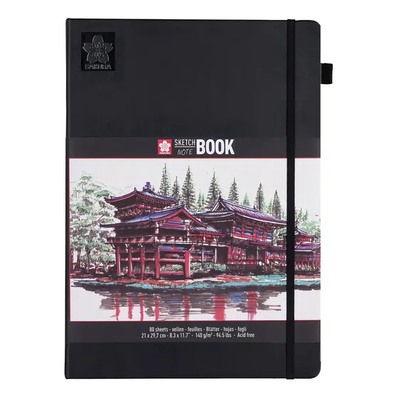 Sakura Sketchbook A4 Blanco Crema 80 hojas lisa 1 materias unidad x 1 29.7cm x 21cm sketchbook note