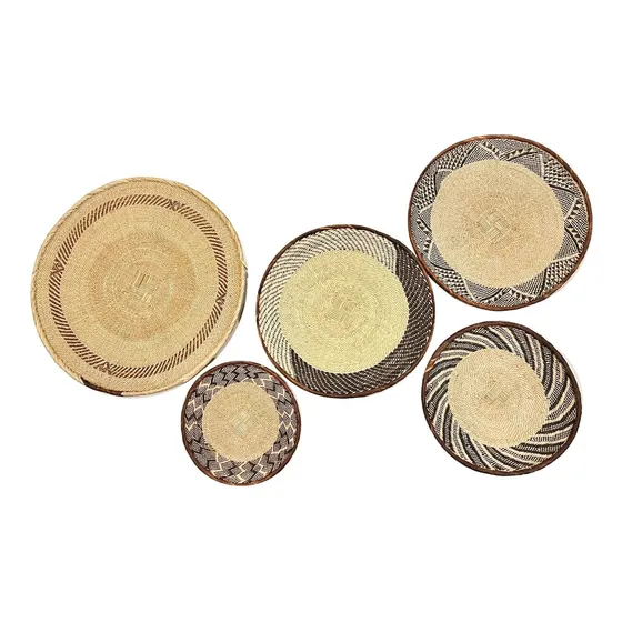 Boho Binga Basket Arte Pared Juego 5