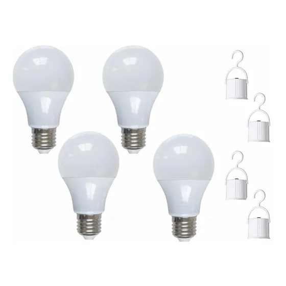 Bombilla Led Emergencia Recargable 9 W Lampara Portatil Casa