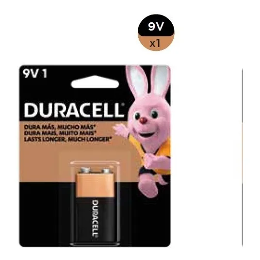 Duracell Bateria 9v X1 Unidad Blister