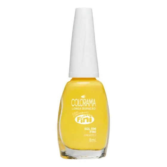 Esmalte Colorama Fini Colores Duraderos Brillo Extremo Color Fini Soleado