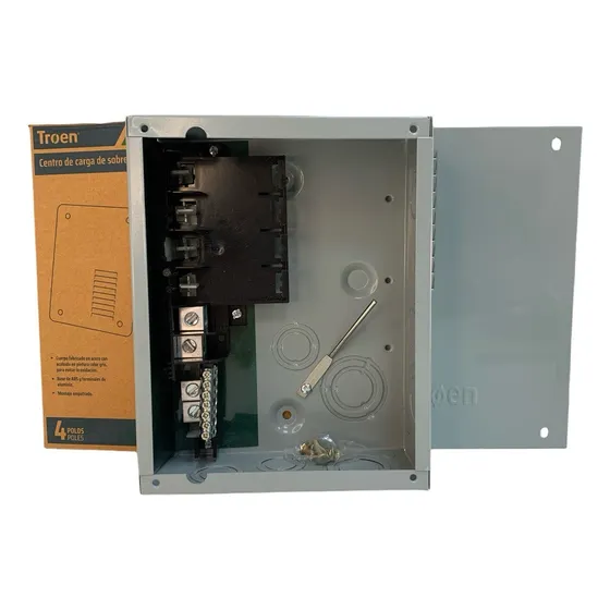 Caja Breaker Superficial 4 Circuitos Troen