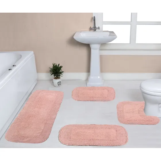 Alfombra Suave Algodon Absorbente Lavable Maquina 17 X 24 