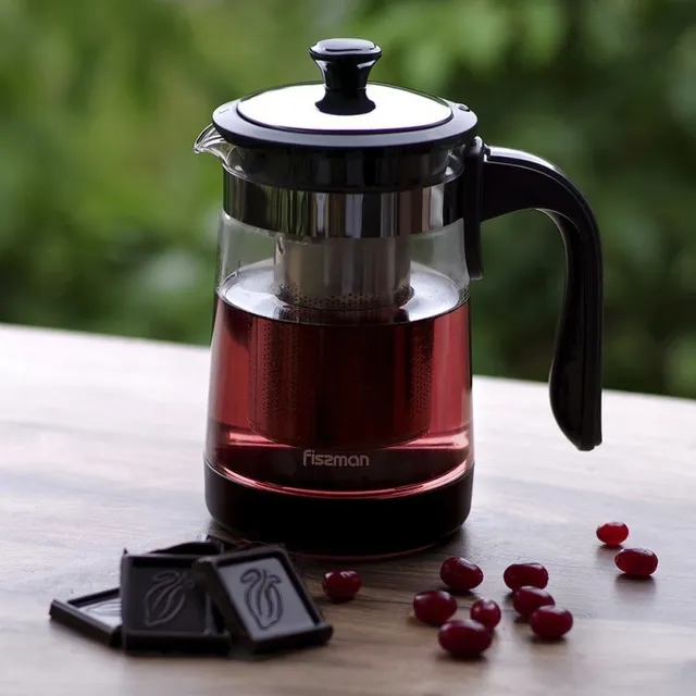Tetera De Vidrio Con Infusor 750 Ml - Fissman
