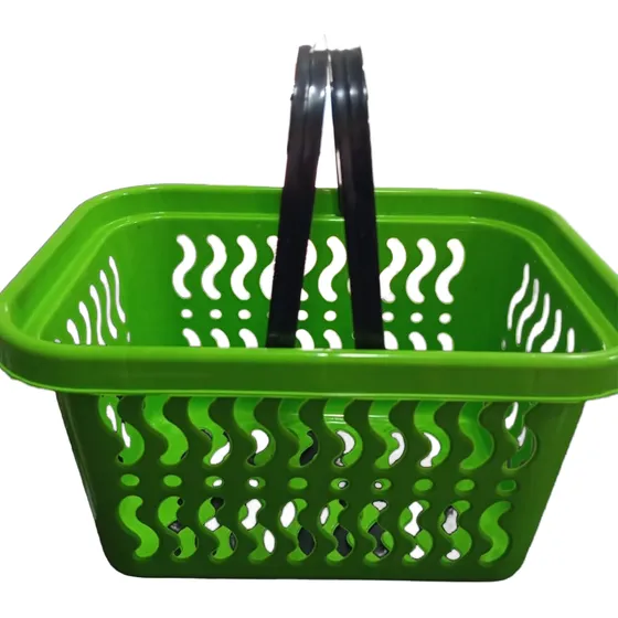 Mini Cesta De Mercado 25 Ancho X 32 Largo X 18.5 Alto.