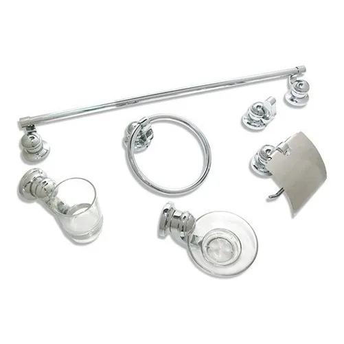 Accesorio Para Baño 6 Piezas Cromado