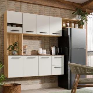 ArmĂĄrio De Cozinha Completo C/ 7 Portas E 2 Gavetas Compacto ArmĂĄrio De Cozinha Completo C/ 7 Portas E 2 Gavetas Compacto