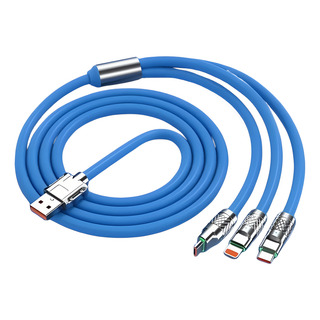 Cable 3 En 1 Carga Rapida Dato Usb-c 15w Para iPhone Android Cable 3 En 1 Carga Rapida Dato Usb-c 15w Para iPhone Android