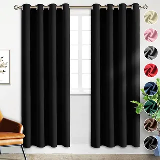 Cortina Blackout Opaca Ventana 264x214cm Dormitorio 2 Panele