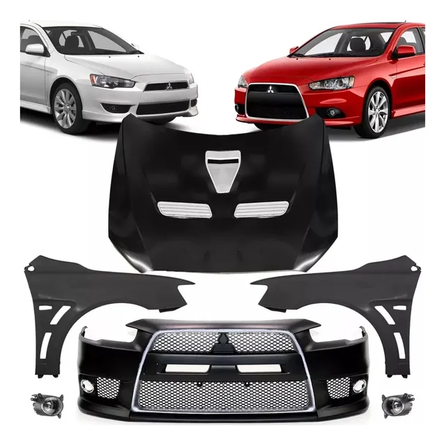 Body Kit Frontal Parachoque Capo Lancer Evolution Para Hl Gt