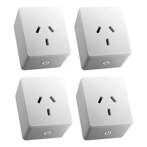 Combo X4 Enchufes Inteligentes Wi-fi Smart 10a Máx. Macroled