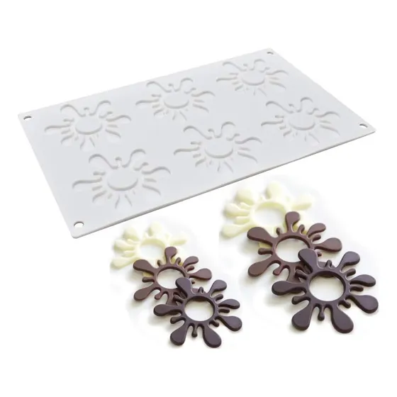 Molde Para Tuiles De Silicona Para Pastelería
