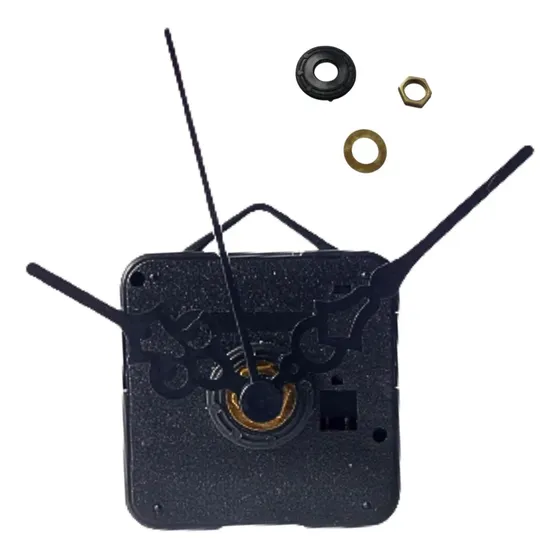 Kit Maquina Relógio Quartz Continuo Eixos E Ponteiros