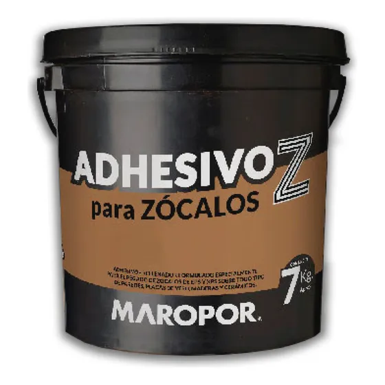 Adhesivo Y Rellenador Para Zócalos En Balde - Rinde 105 M Blanco