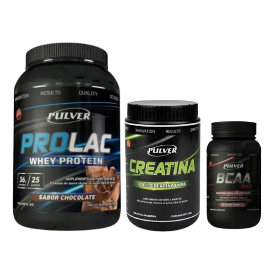 Combo Suplementos Deportivos | Proteína + Creatina + Bcaa