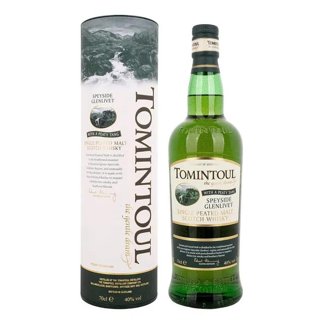 Tomintoul Peaty Tang Single Malt - Botella 700ml