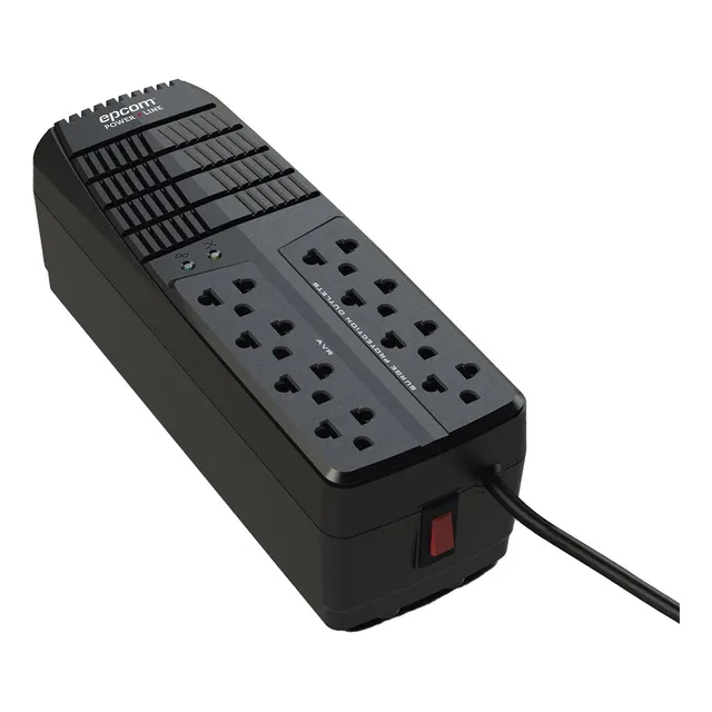 Regulado Voltaje 2000va-1000w Epcom Powerline Epl2000avr Color Negro