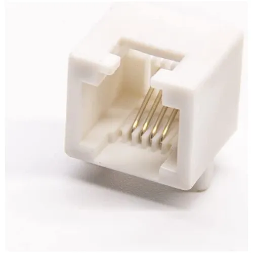 30 Pieza Conector Rj14 Angulo Recto Tipo Dip Montaje Pcb Led