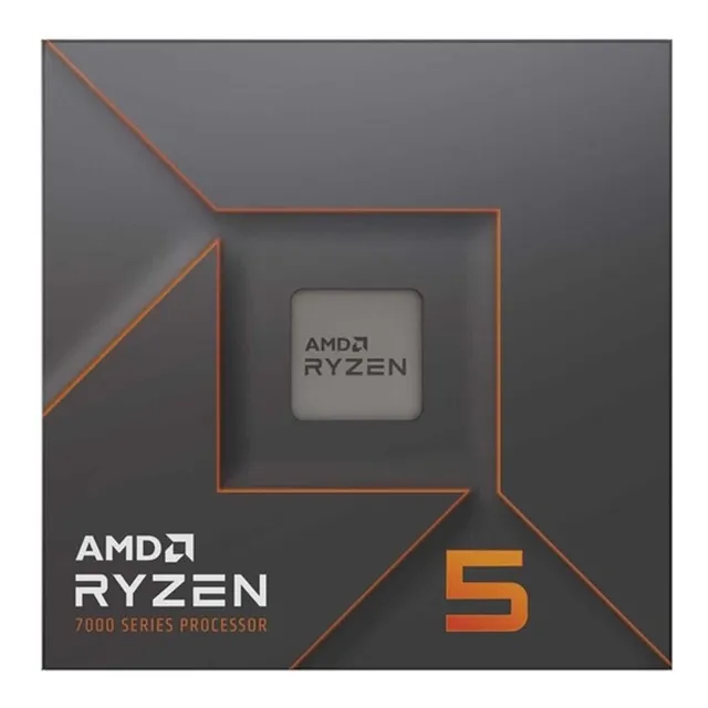 Procesador gamer AMD Ryzen 5 7600X 100-100000593WOF de 6 núcleos y 5.3GHz de frecuencia con gráfica integrada