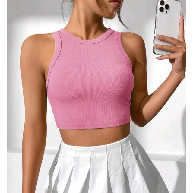 Crop Top  Blusa Corta De Dama Nuevo Asimetricos Moda Shein
