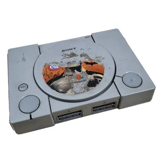 Playstation 1 Fat Só O Console Sem Nada.  Scph: 9001 O Leitor Não Leu!  E A Cor Fica Piscando Em Preto E Branco Ás Vezes K27