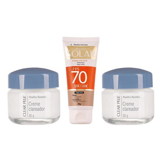 Kit 2 Clareador Facial Manchas Melasma + Protetor Solar Kit 2 Clareador Facial Manchas Melasma + Protetor Solar