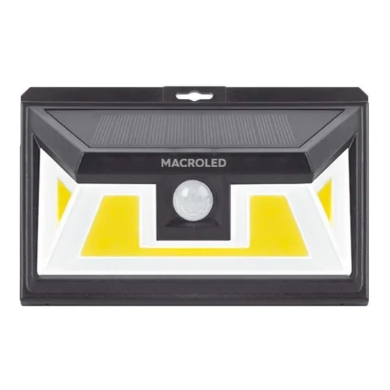 Aplique Pared Led Solar Fotocelula Exterior Frio Calido 5w