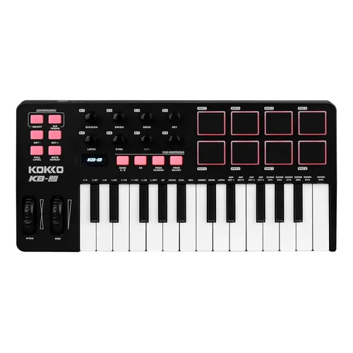 Teclado Controlador 25 Teclas Midi Usb Akai Mpk Mini Mk Play