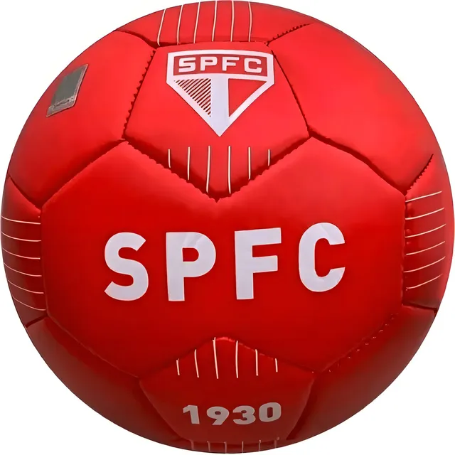 Bola São Paulo De Futebol Campo Vermelho