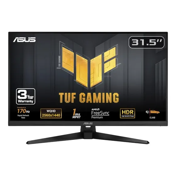 Monitor Asus Tuf Gaming Vg32aqa1a 32' 2k Qhd 1440p 170hz 1ms Negro | Cuotas sin interés