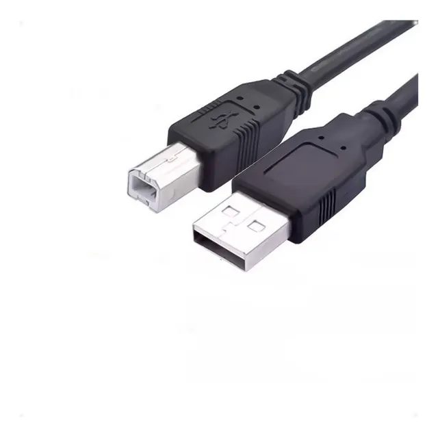 Cable Usb Para Impresora 2 Metros Usb 2.0 Otec Color Negro