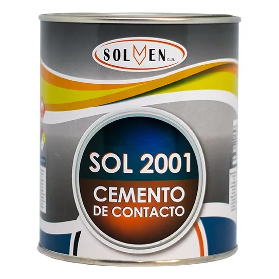 Cemento De Contacto Pega Zapato Sol 2001 Galon 3.53kg Solven
