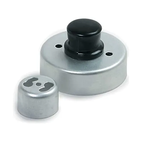 2,75 Donut Cutter Extraible Centro Pieza Plateado