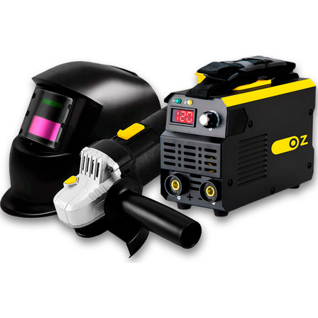 Maquina De Solda Inversora Com Esmerilhadeira 220v + Mascara Maquina De Solda Inversora Com Esmerilhadeira 220v + Mascara