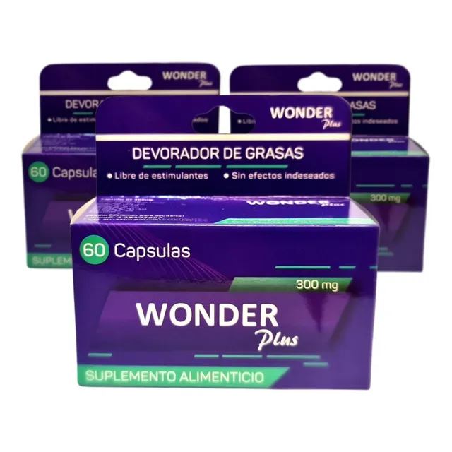 Pastillas Para Bajar De Peso Garantia Wonder Plus 3x2