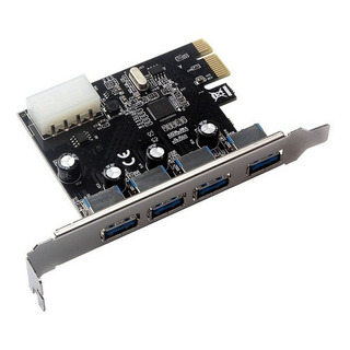 Placa De Expansão Pci De 4 Portas Pci-e A Usb3.0 Hub Placa De Expansão Pci De 4 Portas Pci-e A Usb3.0 Hub