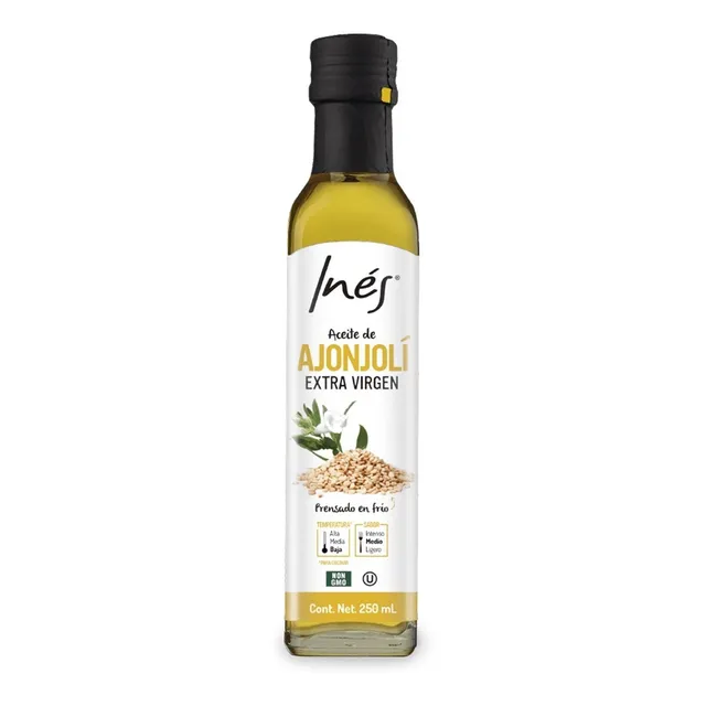 Aceite De Ajonjolí Extra Virgen Sin Gluten Inés