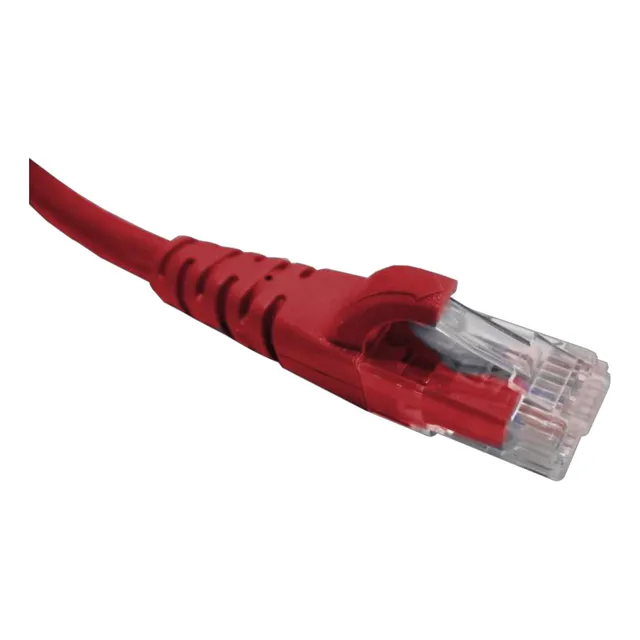 Cable Patch Inyectado Multifilar 1 Metro Rojo Cat5e