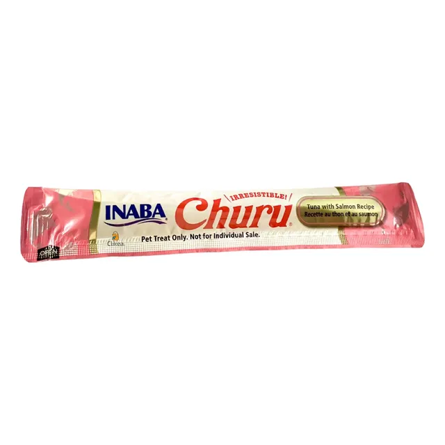 Premios Gatos Snack Atún Con Salmon Churu 1 Pza