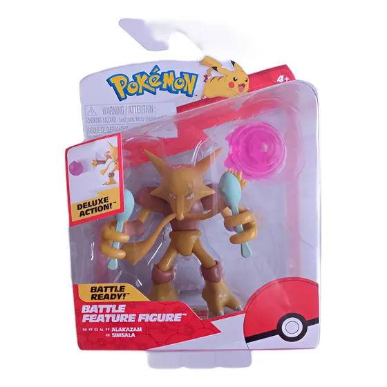 Juguete Muñeco Figura Pokemon Alakazam Nuevo