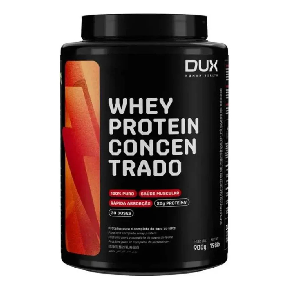Whey Protein Concentrado Dux -900g - Caramelo Salgado Caramelo Salgado