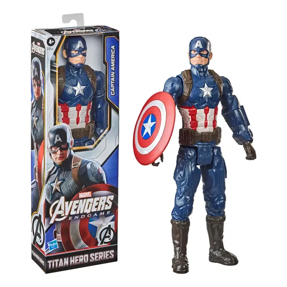 Figura Marvel Titan Hero Series Capitán América 30cm
