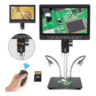 Bebang Microscopio Digital 10.1 Pulgadas Lcd 50x-1200x Camara Microscopio Para Reparacion Electronica De Mantenimiento Altura Y Ángulo Ajustable Bebang Microscopio Digital 10.1 Pulgadas Lcd 50x-1200x Camara Microscopio Para Reparacion Electronica De Mantenimiento Altura Y Ángulo Ajustable
